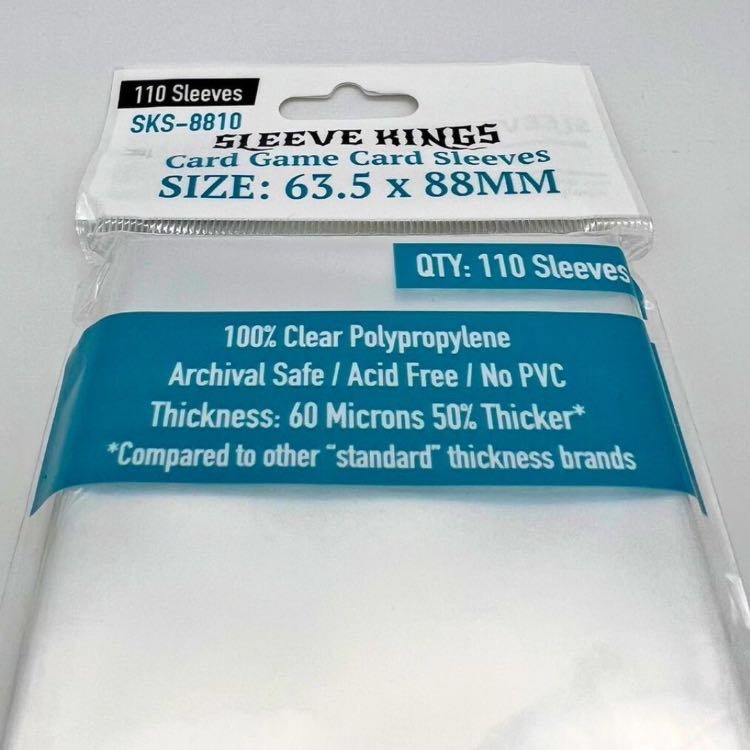 Free Shipping] Card Sleeve Pokekas Just Size Transparent, 110 cards per pack, Clear Inner Sleeve Pokekas Pokekas