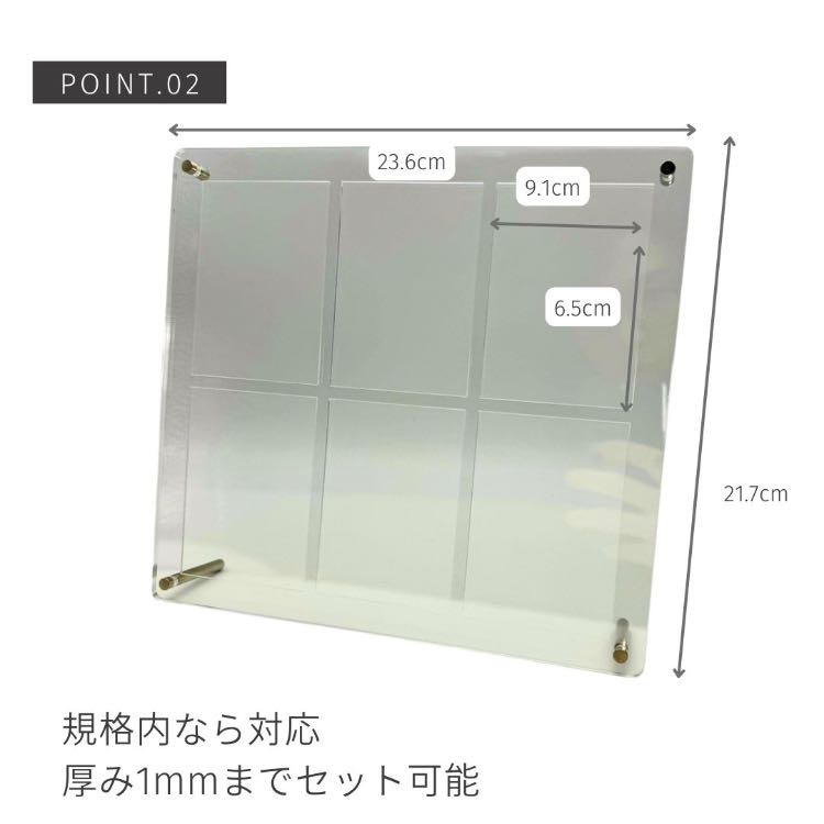 Free Shipping] Case Trekkie cards screw type display acrylic for 6 cards storage clear loader Pokémon cards Pokémon cards protection