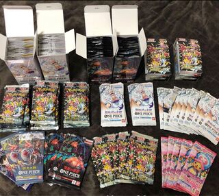 　ポケモンカード　ワンピースカード　BOX バラパック開封済みまとめ売り