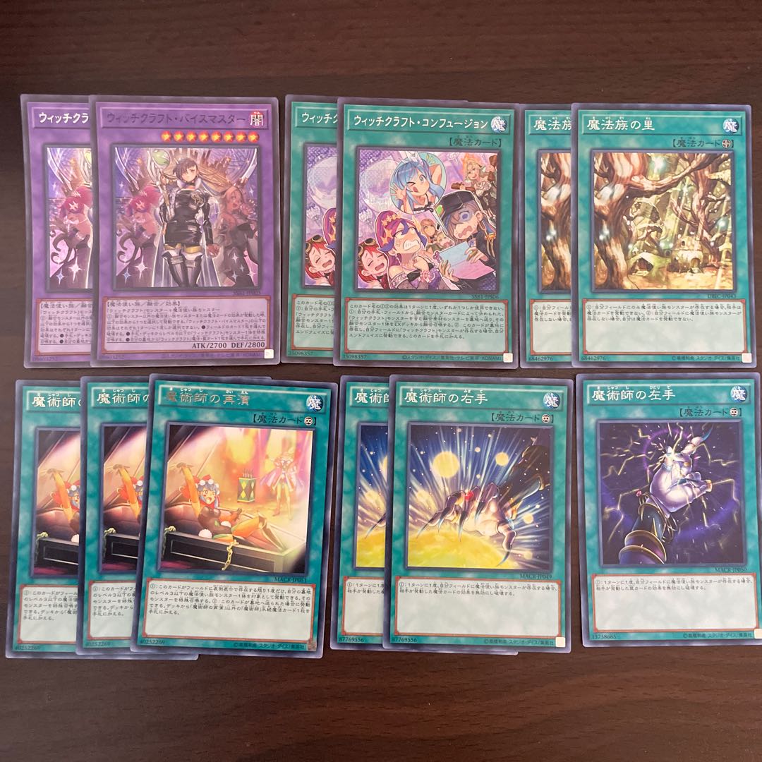 Wizard Family Set (Witchcraft By Master,Witchcraft Confusion,Secret Village of the Spellcasters,Magician's Restage,Magician's Right Hand,Magician's Left Hand