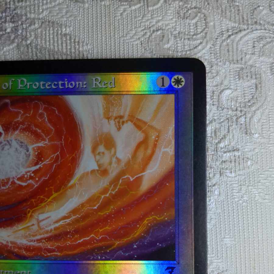 【7版】foil　赤の防御円【英】