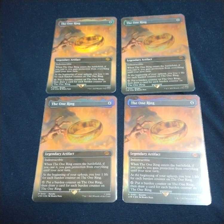 一つの指輪　4枚セット