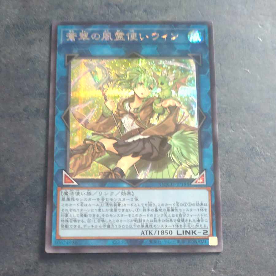 Wynn the Wind Charmer, Verdant Secret Rare QCCU JP188 [Korindo
