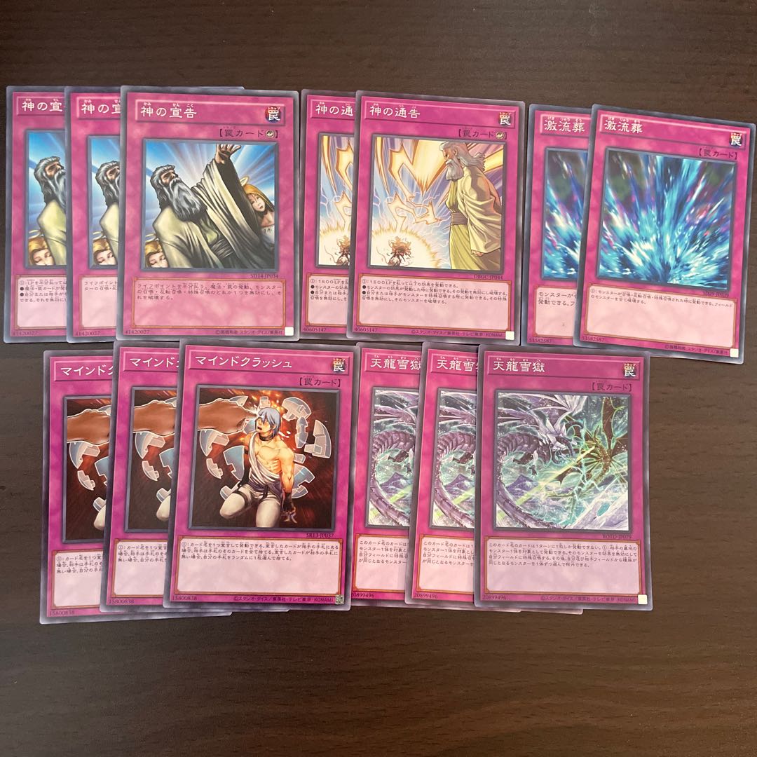 General-purpose trap set①(Solemn Judgment,Solemn Strike,Torrential Tribute,Mind Crush,Ice Dragon's Prison)