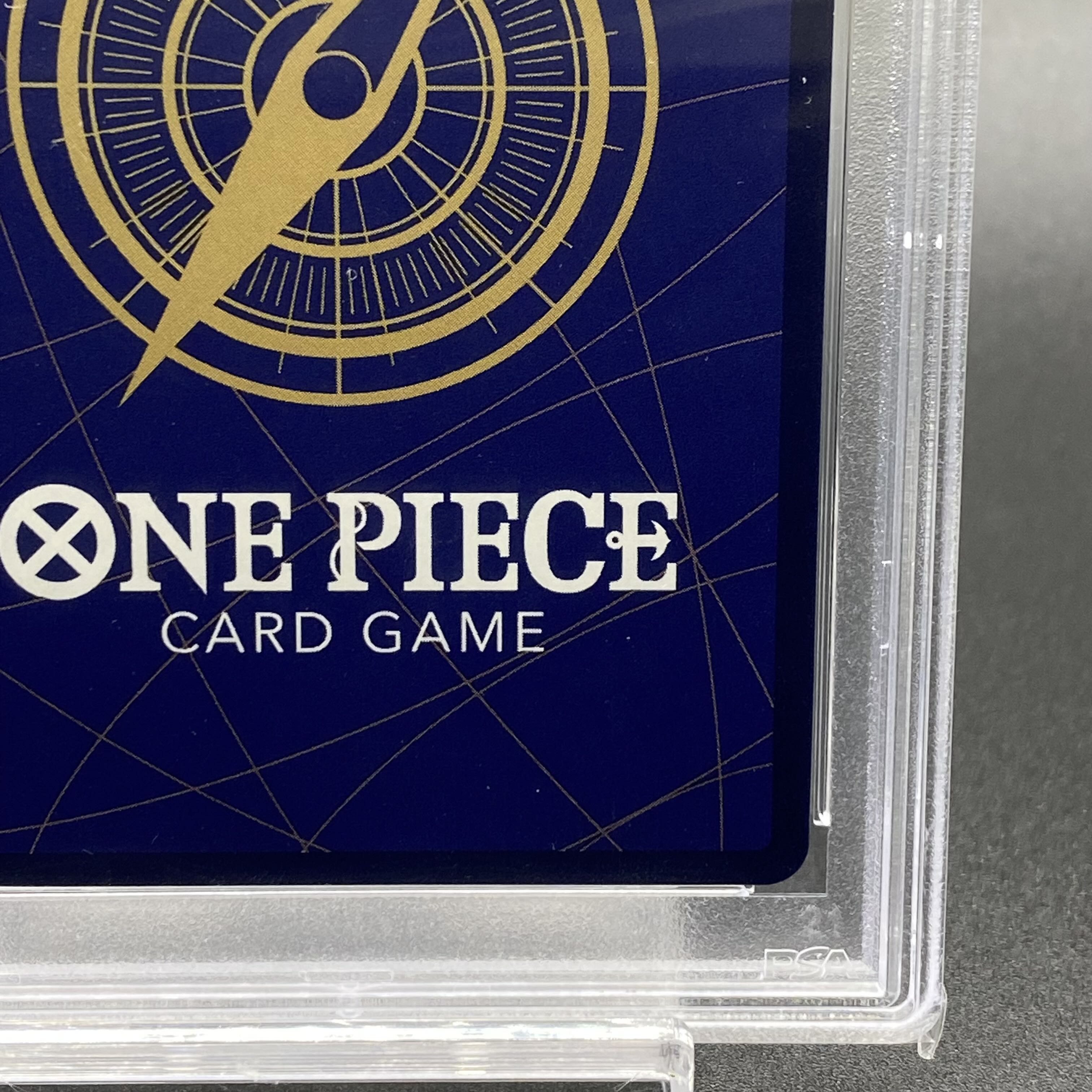 【PSA10】モンキー・D・ルフィ(パラレル)(サイン入り) P-SR ST01-012