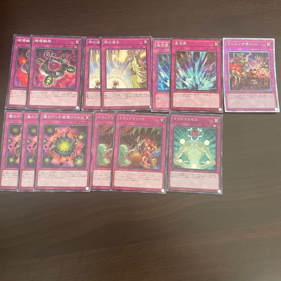General-purpose trap set (5) (Loop of Destruction, Solemn Strike, Torrential Tribute, Warning Point, Deck Devastation Virus, Trap Trick, Macro Cosmos)