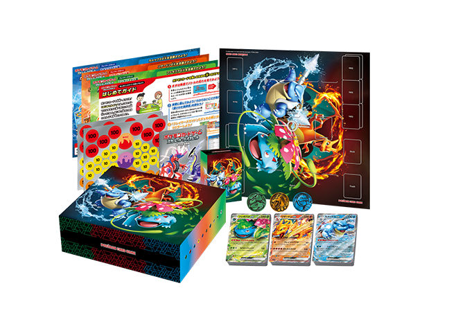 Special deck set ex Venusaur, Charizard, Blastoise 5BOX