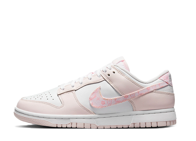 Nike Wmns Dunk Low "Pink Paisley" White/Midium Soft Pink/Pearl Pink 25.5cm