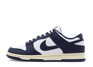 Nike Wmns Dunk Low White/Midnight Navy 27.5cm