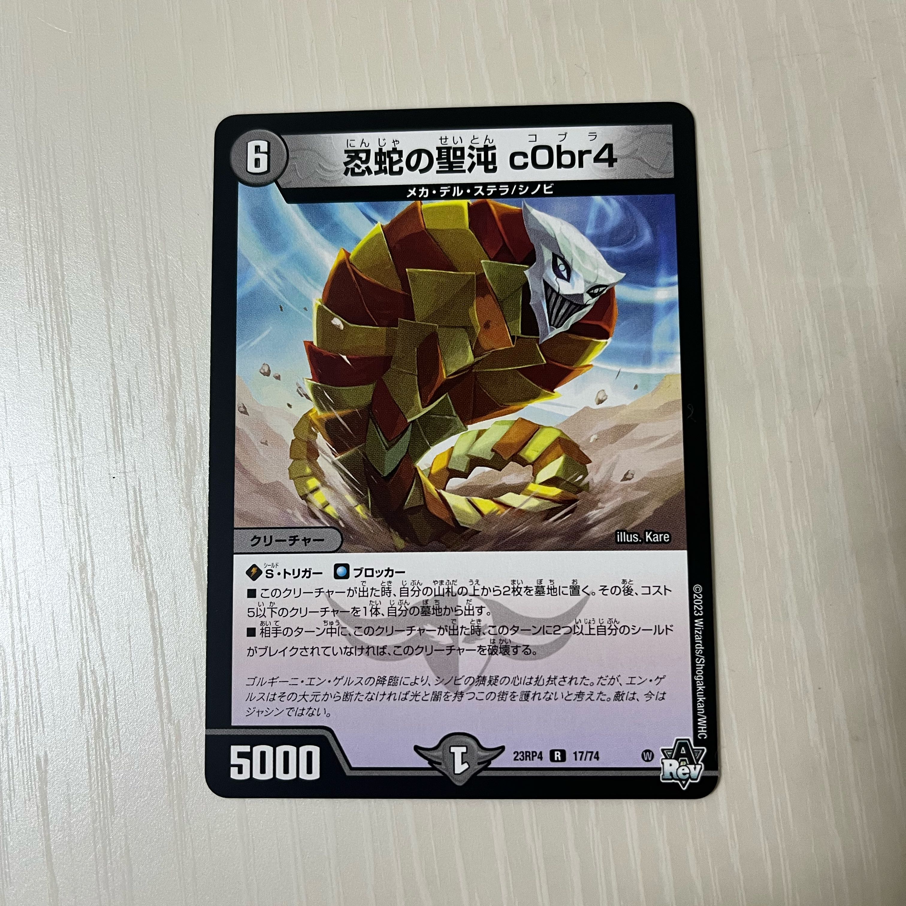 The Holy Chaos of the Ninja Serpent c0br4 R 17/74