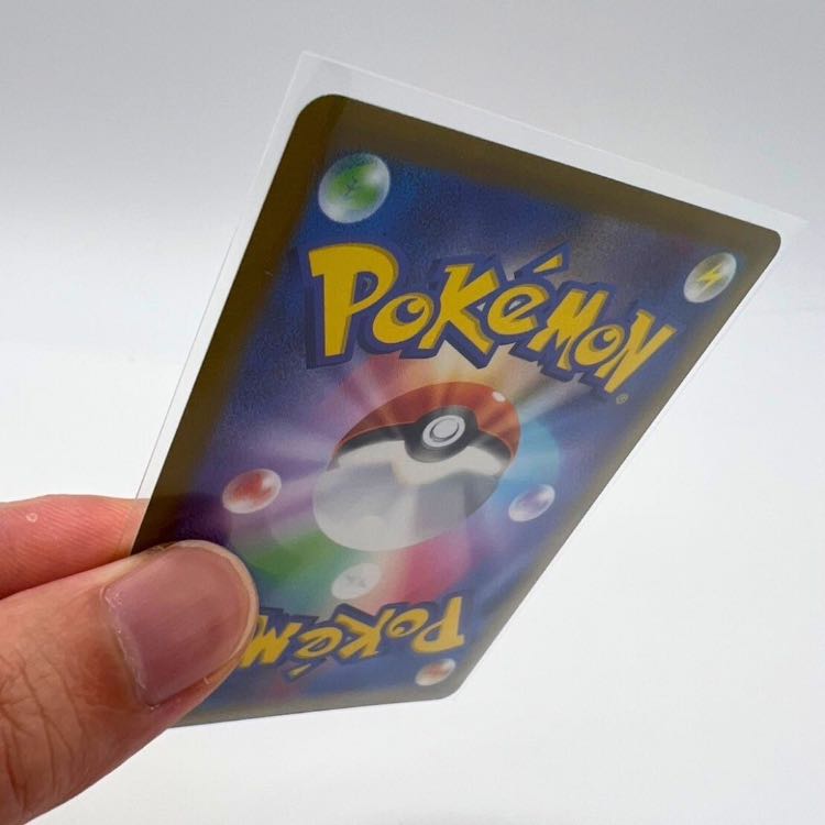 Free Shipping] Card Sleeve Pokemon Just Size, Transparent, 110 cards, Set of 5, Clear Inner Sleeve, Pokemon 30枚