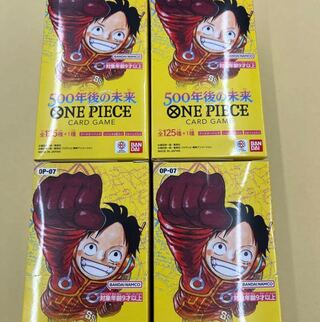 Flareon pack 500 years in the future [OP-07] unopened box with tapes 4box 4BOX