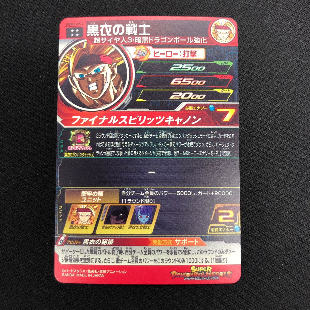 黒衣の戦士 UGM4-057