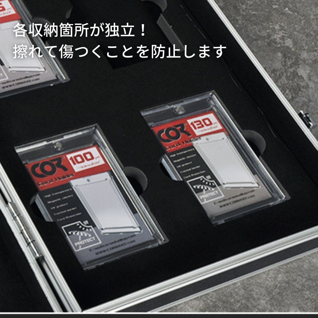 Free shipping】psa attaché case for 16 cards, double bottom, Pokémon cards. 16枚