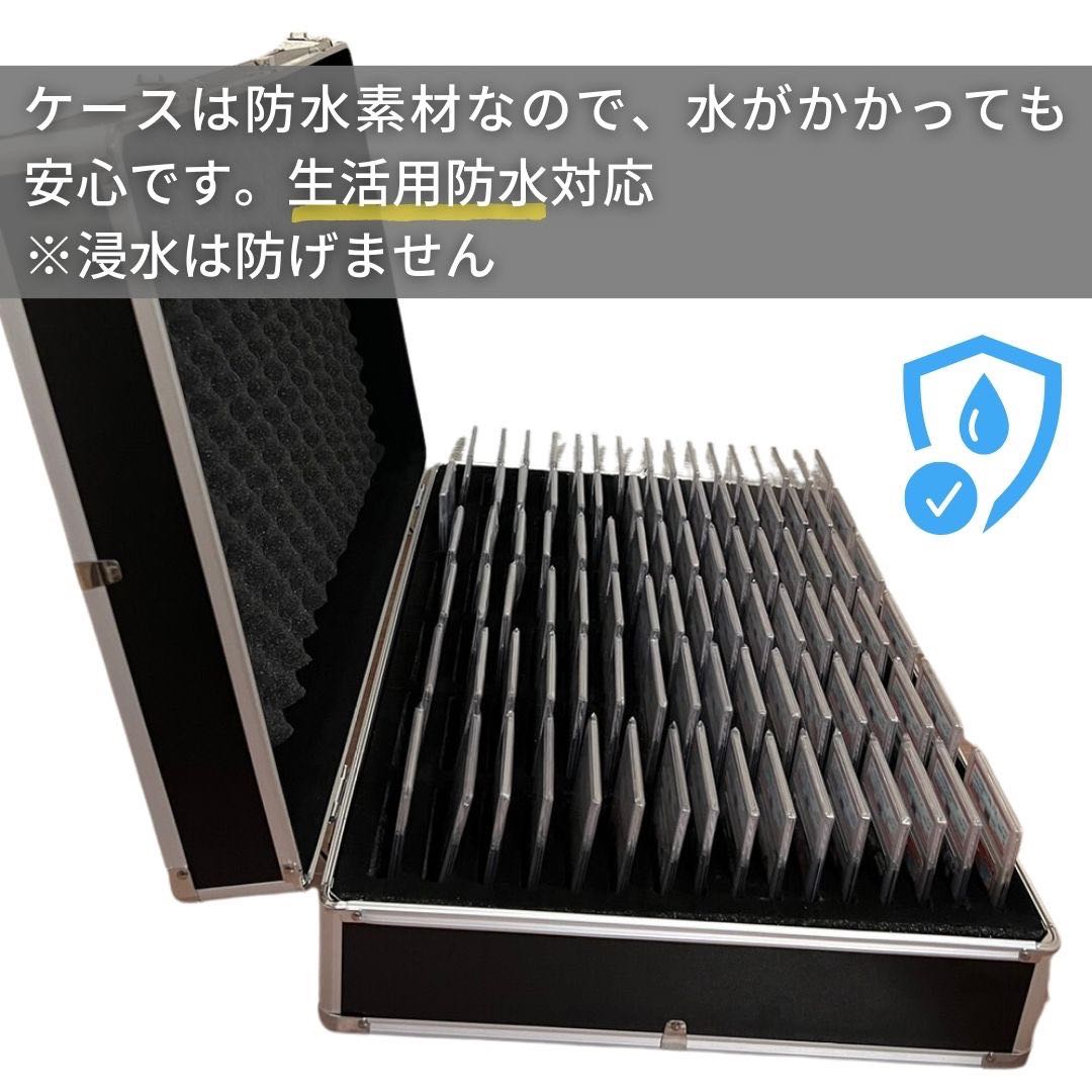 Free shipping】psa attaché case for cards, holds 96 cards, extra large capacity, protects Pokémon cards and Pokémon cards. 30枚