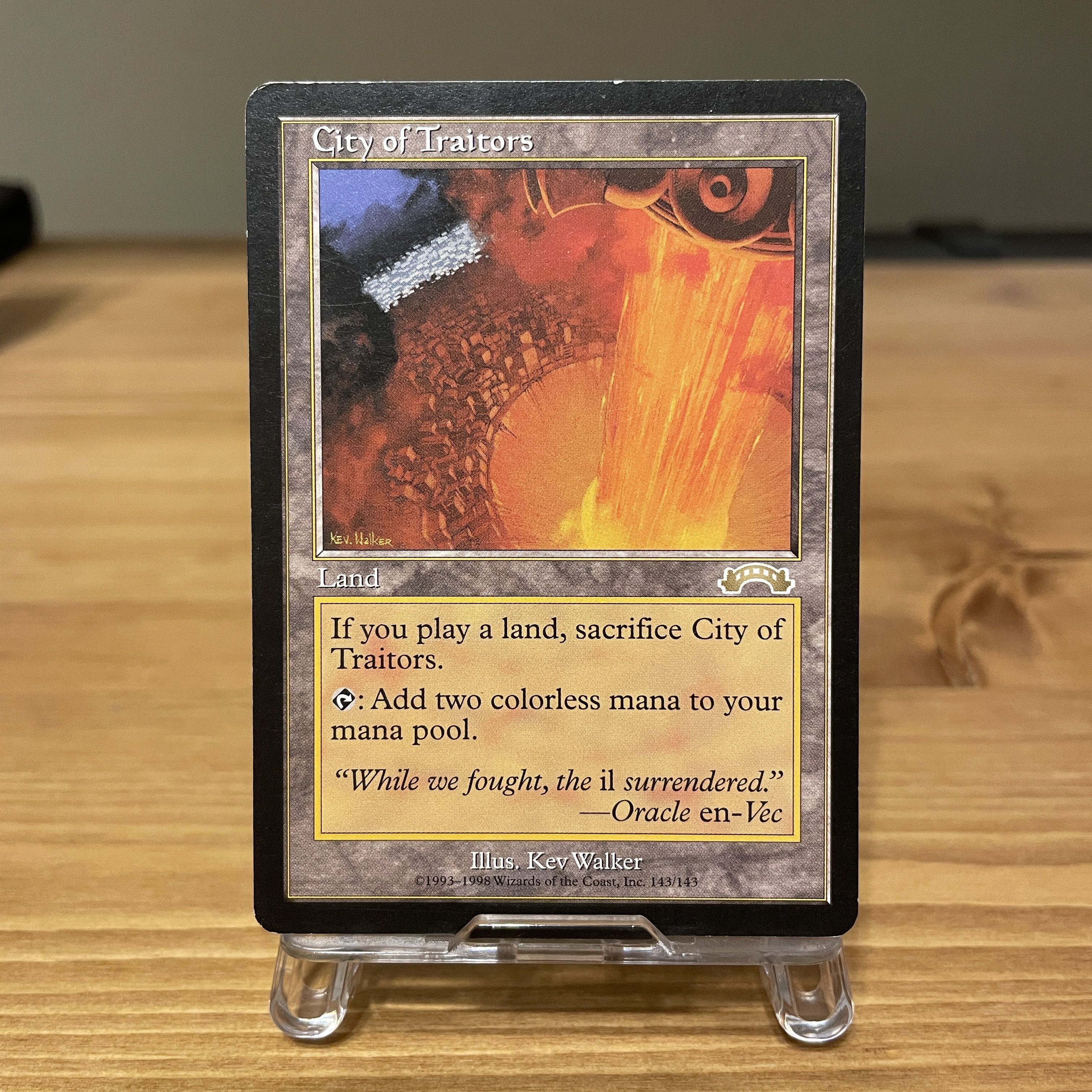 MTG EX City of Traitors 裏切り者の都 日
