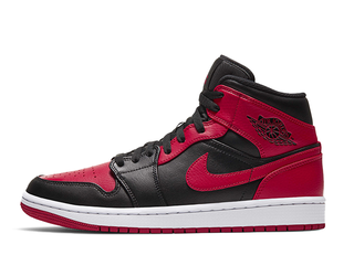 Nike Air Jordan 1 Mid "Bred" Red/Black 27.5cm