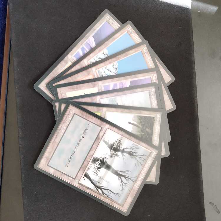 Snow-covered land 7 sheets 1枚