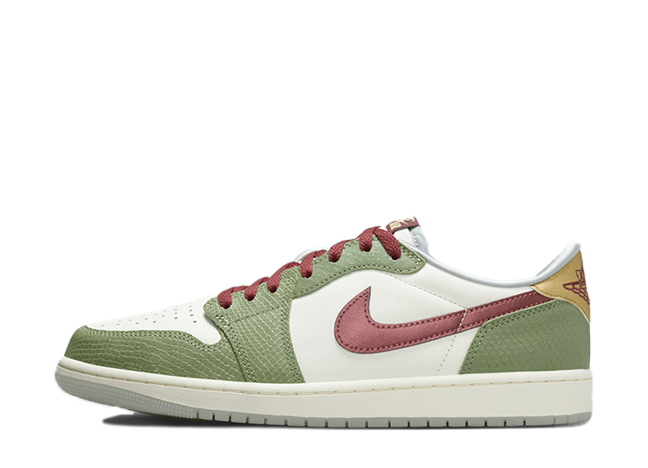 Nike Air Jordan 1 Low OG "Year of the Dragon(2024)" Sail/Oil Green 23cm