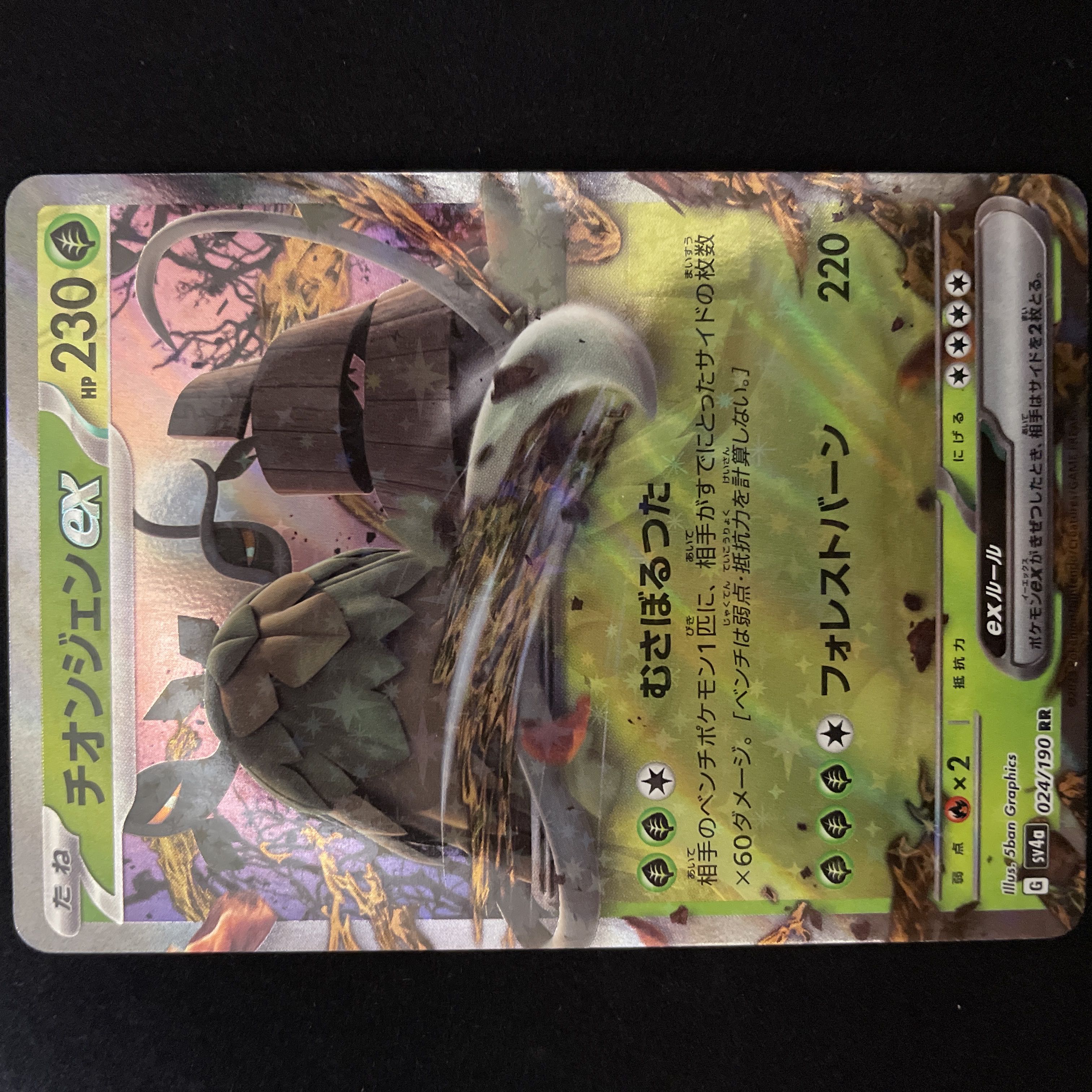 Thiongjen ex RR 024/190 Pokémon Card