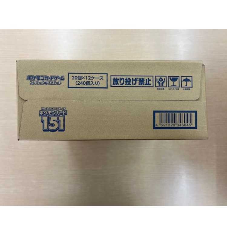 「未開封BOX」ポケモンカード１５１　１カートン(12BOX) 12BOX（1カートン）