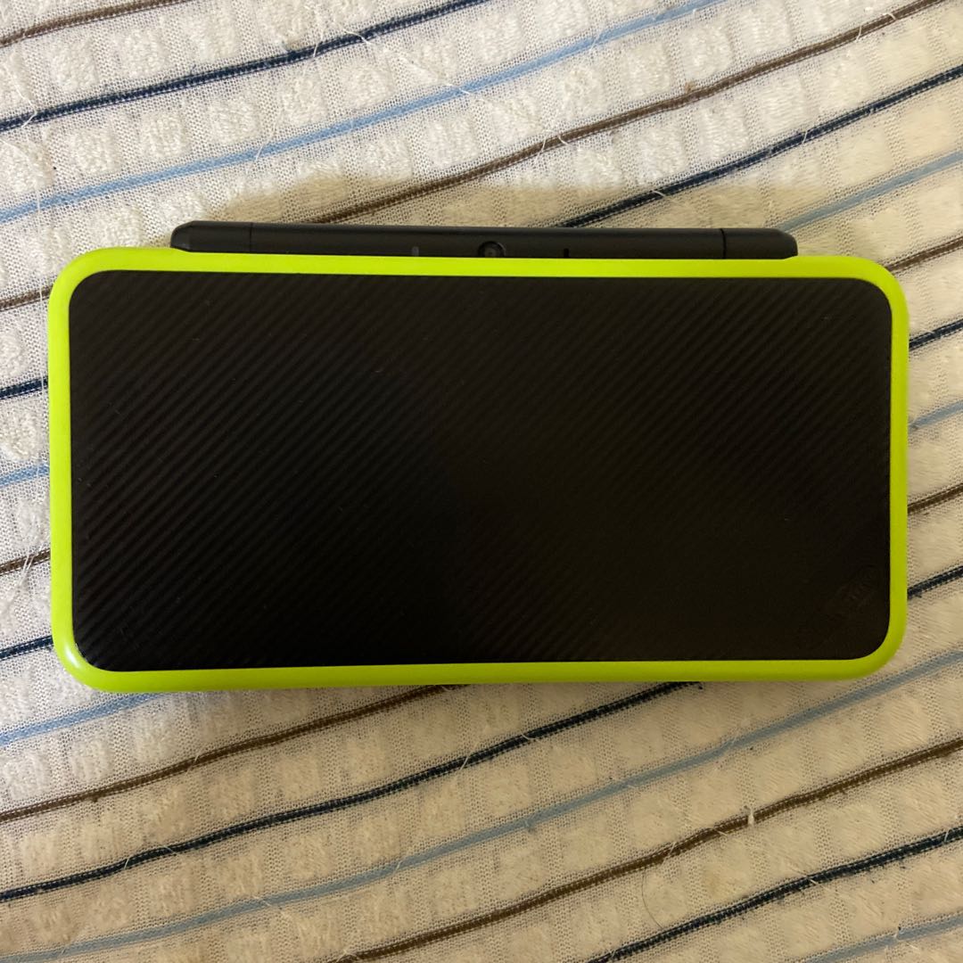 2DS LL ブラック×ライム