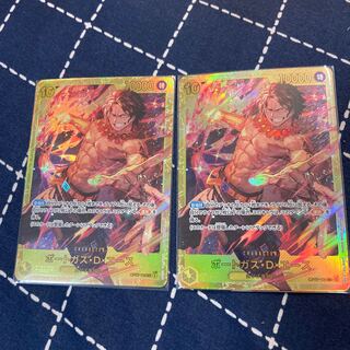 美品ワンピースカードゲーム　500年後の未来　ポートガスD エース　シークレット　ONE PIECE