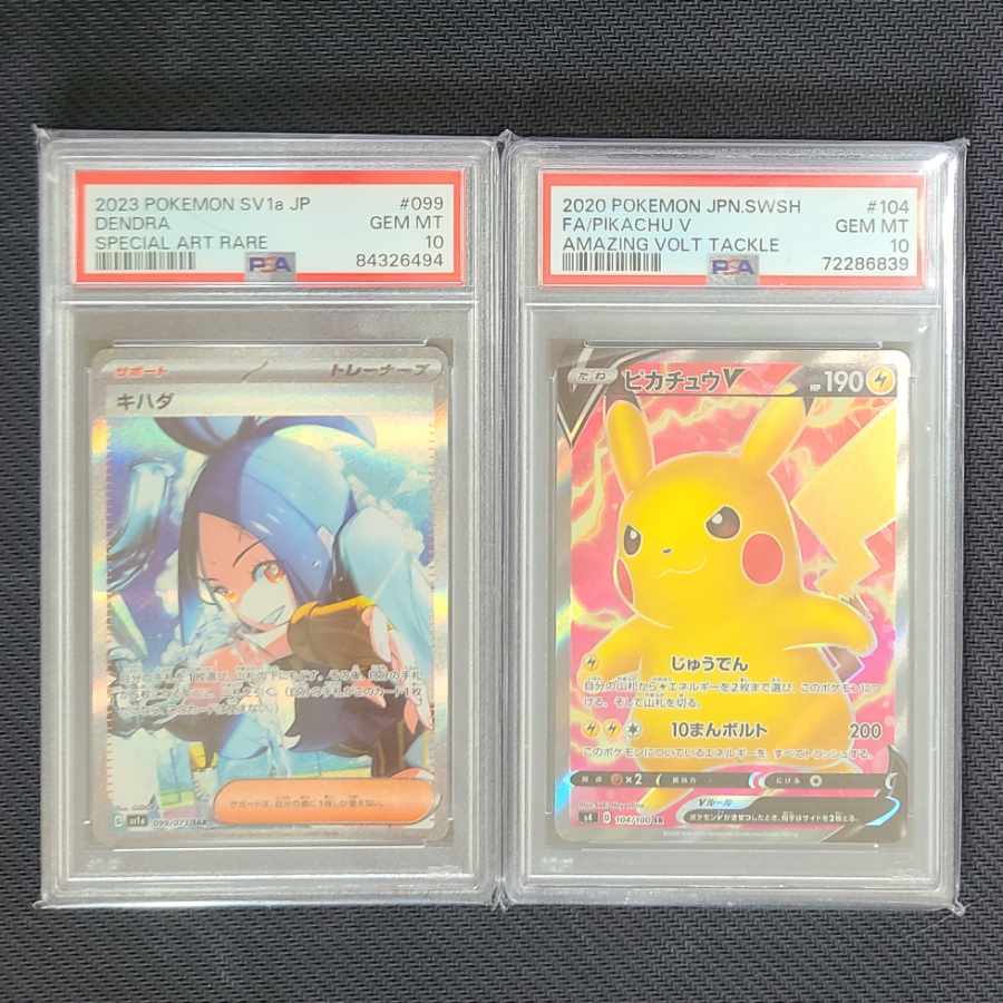 特価品【PSA10】キハダ SAR・ピカチュウV SR・2枚セット