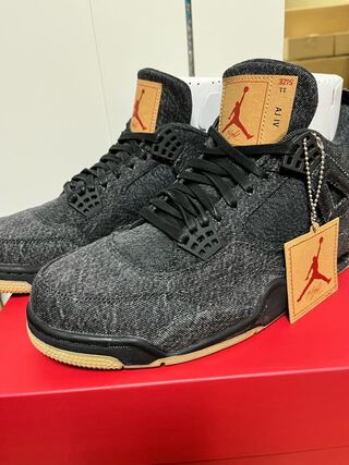 Nike x Levi's Air Jordan 4 Black Denim 29cm