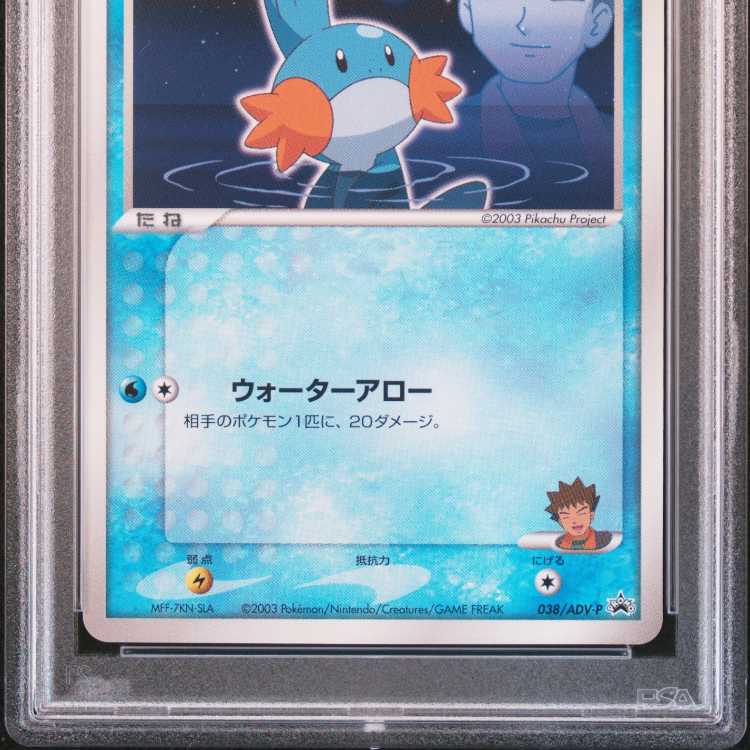 PSA10 Takeshi's Mudkip Second Grade Life and Fifth Grade Life Promo 038/ADV-P