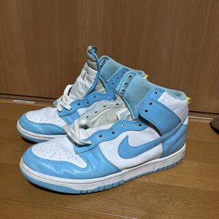 ナイキ ダンク ハイ "ブルーチル" ブルーチル/ホワイト 28cm