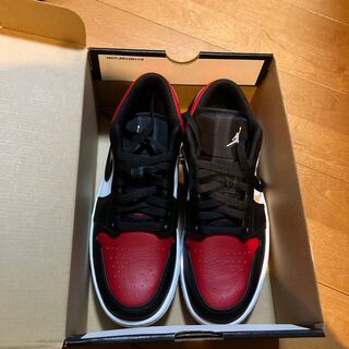 Nike Air Jordan 1 Low "Bread Toe" HoWight/Black University Red 28cm