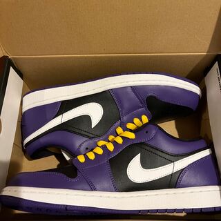Nike Air Jordan 1 Low Court Purple/HoWight Black 28cm