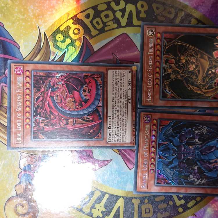 三幻魔 シークレットレア 海外版　ウリア　ハモン　ラビエル