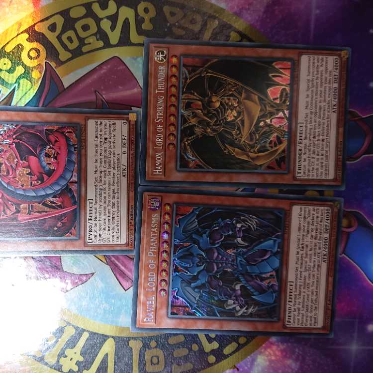 三幻魔 シークレットレア 海外版　ウリア　ハモン　ラビエル