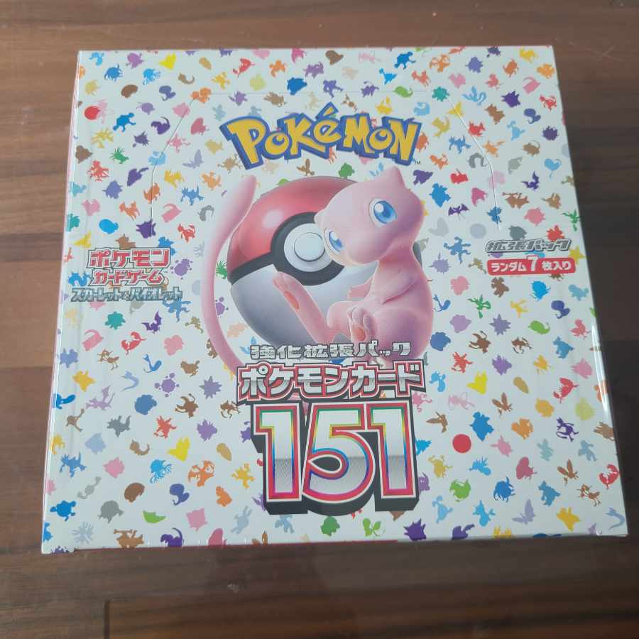 Enhanced Expansion Pack "Pokémon Card 151 (Ichigoichi)" Unopened box 1BOX