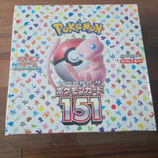 強化拡張パック「ポケモンカード151（イチゴーイチ）」 未開封BOX  1BOX