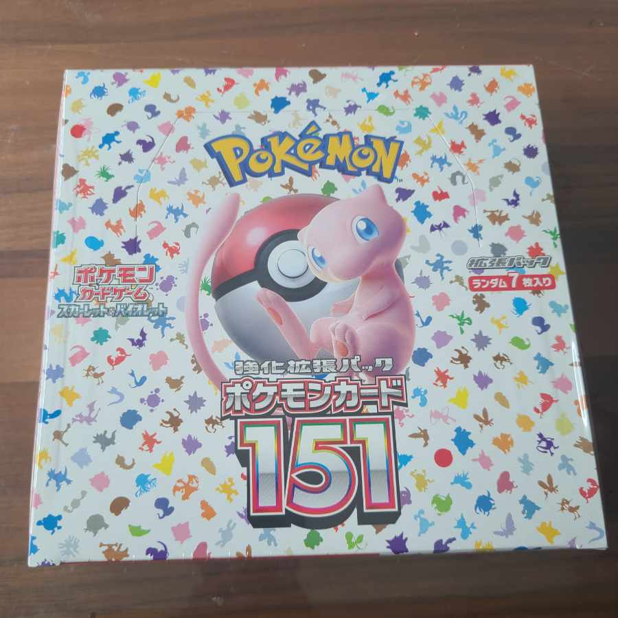 Enhanced Expansion Pack "Pokémon Card 151 (Ichigoichi)" Unopened box 1BOX