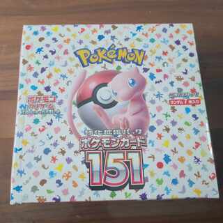 強化拡張パック「ポケモンカード151（イチゴーイチ）」 未開封BOX  1BOX