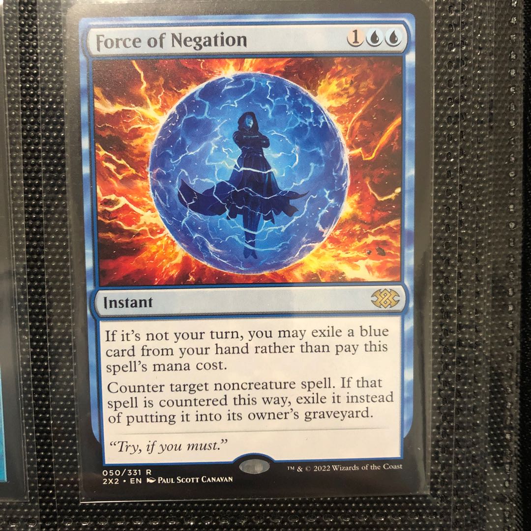 否定の力 MTG 否定の力/Force of Negation 日本語1枚 MH1モダホラ