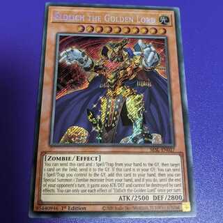 遊戯王 PSA10 25thシークレット 黄金卿エルドリッチ