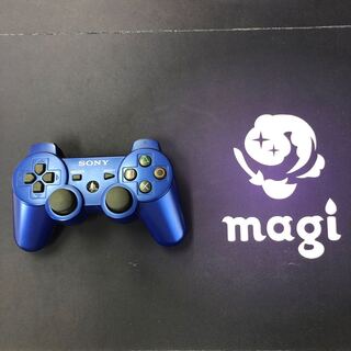 PS3 ワイヤレスコントローラー 青 093