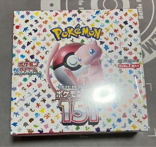 強化拡張パック「ポケモンカード151（イチゴーイチ）」 未開封BOX  シュリンク付き 1BOX