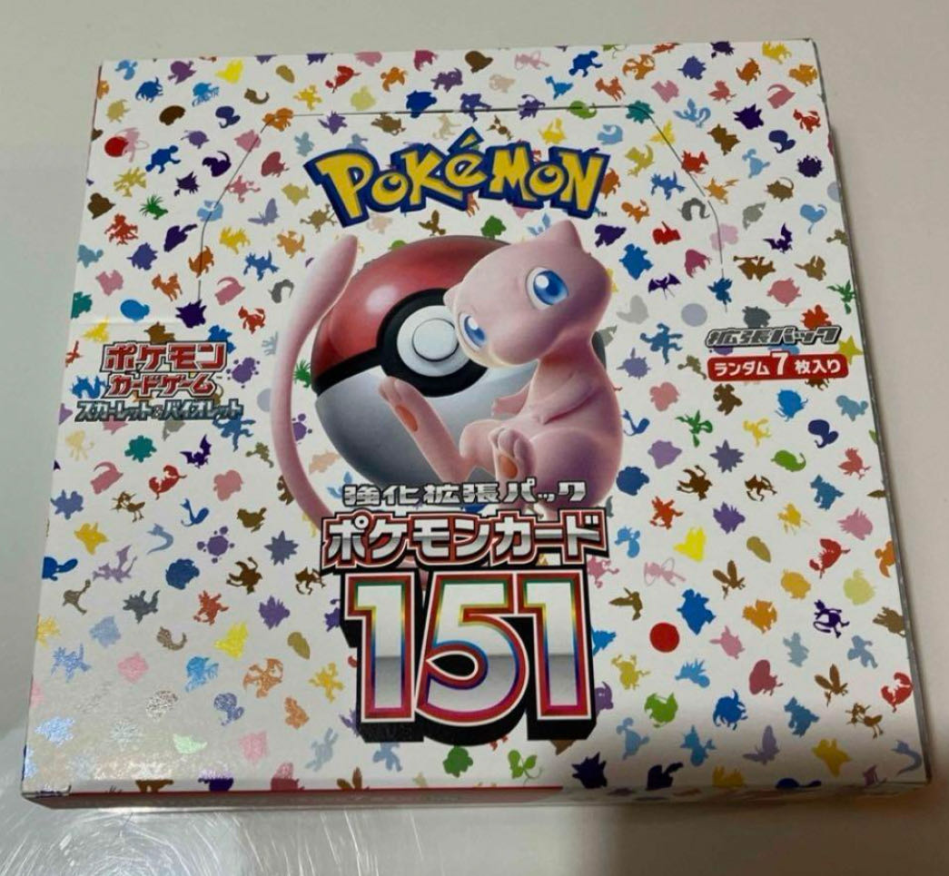 New, unopened* with peeling] Enhanced Expansion Pack "Pokémon Card 151 (Ichigo-ichi)", unopened box, no shrink. 1BOX