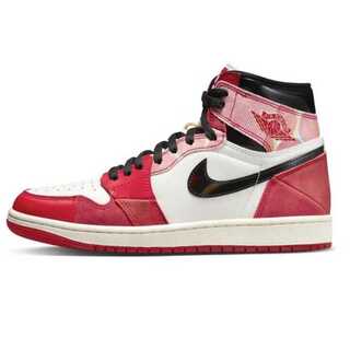 ナイキ エアジョーダン1 ハイ OG SP "ネクストチャプター/スパイダーマン: アクロス ザ スパイダーバース" レッド/ブラック/ホワイト 26cm