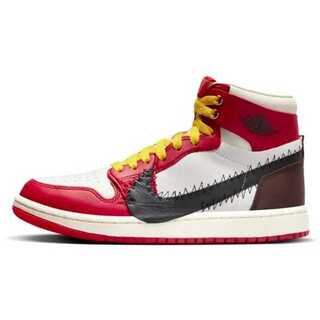 テヤナ・テイラー × ナイキ ウィメンズ エアジョーダン1 ハイ ズーム CMFT 2 "ア ローズ フローム ハーレム" ジムレッド/ブラック 24.5cm
