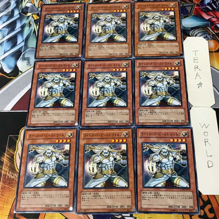 ライトロード・ビースト ウォルフ 10 ノーマル 9枚セット てら