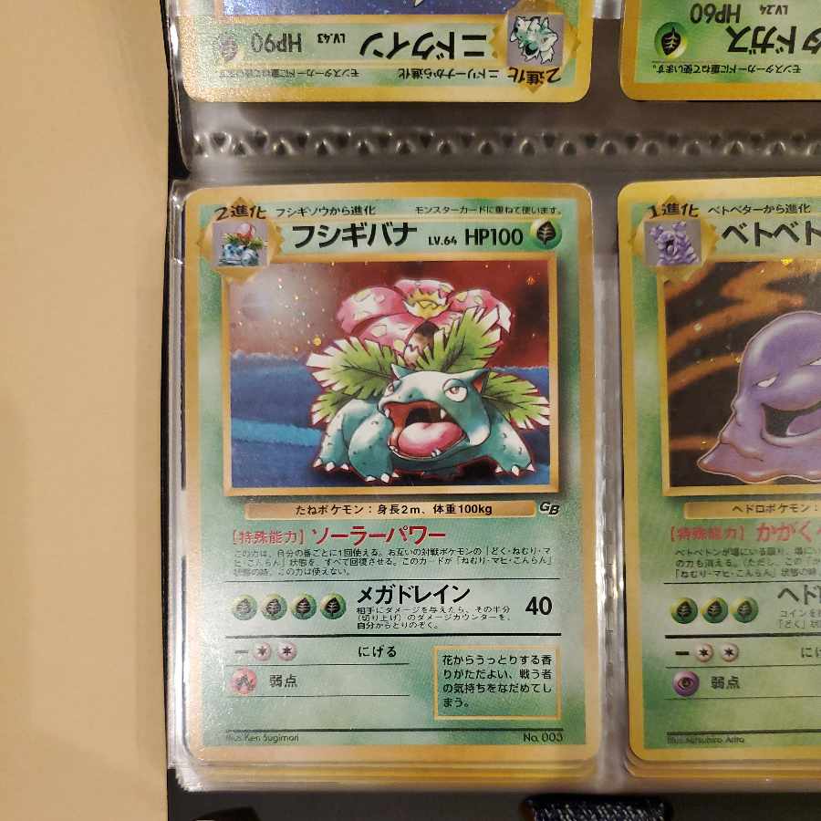 Venusaur Old Back Promo