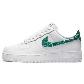ナイキ ウィメンズ エアフォース1 ロー '07 エッセンシャル "グリーンペイズリー/ホワイト" 23cm