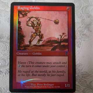 【7ED】foil 怒り狂うゴブリン【英】